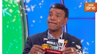 Is Chris Kamaras real name Christmas Kamara  Would I Lie to You Series 10 At Christmas  BBC [upl. by Nhguavahs923]