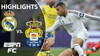 🚨 KYLIAN MBAPPE SHOW 🚨 Real Madrid vs Las Palmas  LALIGA Highlights  ESPN FC [upl. by Eenet]