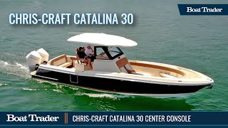 2021 ChrisCraft Catalina 30 Sea Trial Boat Review [upl. by Dlarrej]