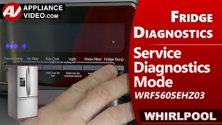 Whirlpool Refrigerator  Freezer  How to enter Diagnostics Mode  Error Codes amp Troubleshooting [upl. by Basir]