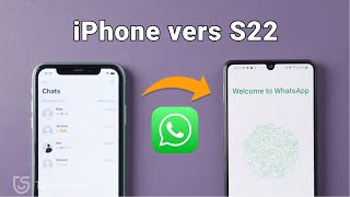 Comment transférer WhatsApp iPhone vers Samsung S22 [upl. by Yadahs]