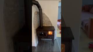 Wood burning cooking stove 1P34L Perfect for Mountain Cabins [upl. by Aihtnamas]