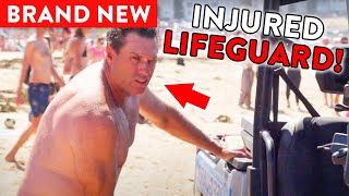 Lifeguard Injures Himself During Mass Rescue [upl. by Grantley426]