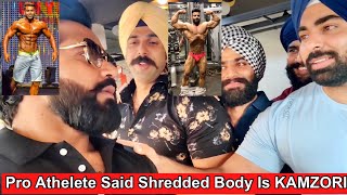 Pro Athelete Said Shredded Body Is USELESS And WEAK FtJunaid Kaliwala Nikhil WattsRubal Dhankr [upl. by Lednam417]