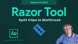 Adobe Audition CC How To Use The Razor Tool [upl. by Floss]