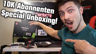 MSI RTX 3060 AERO ITX 🔥 10K Abonnenten 🥳 Special Unboxing GOODRAM IRDM M2 amp Deathloop für 2290€ [upl. by Drarehs845]