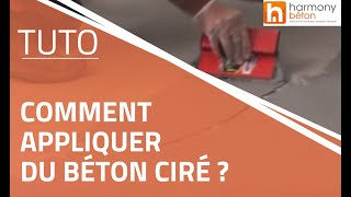 Comment bien appliquer du béton ciré de A à Z  2013 [upl. by Philipson]