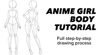 Beginner Guide How to draw anime tutorial part 1 [upl. by Colfin159]