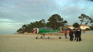 Arcachon  atterrissage durgence dun avion [upl. by Warder]