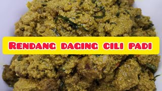 RENDANG DAGING CILI PADI [upl. by Valeda]