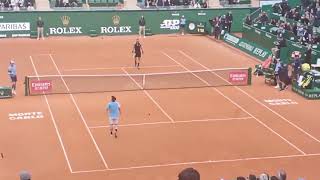 Montecarlo 2024 1 turno Kecmanovic Berrettini 63 61 il match point [upl. by Sordnaxela]