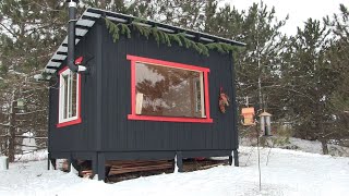 Simple off grid cabin  part 3 Behind the scenes [upl. by Balac]