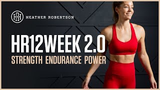 HR12WEEK 20  Heather Robertsons free 12 week workout program [upl. by Orr148]