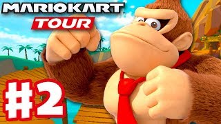 Mario Kart Tour  Gameplay Part 2  New York Tour Donkey Kong Cup and Yoshi Cup 200cc iOS [upl. by Vanessa]