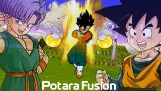 Goten and Kid Trunks Potara Fusion  DBZ Budokai 3 MOD [upl. by Yusuk]