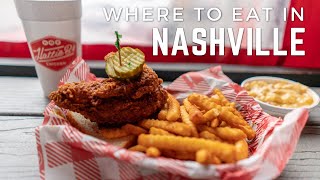 7 Places to Eat in Nashville Tennessee [upl. by Worrell]