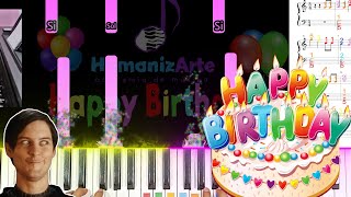 Cumpleaños Feliz  Happy Birthday  Original Version EN PIANO [upl. by Suiluj]