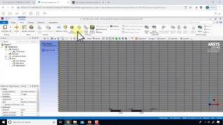 Flat Plate Laminar Boundary Layer Using Ansys Workbench — Create Mesh [upl. by Atinrehs]