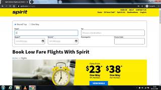 How to Book your Flight with Spirit Airlines [upl. by Tubb]