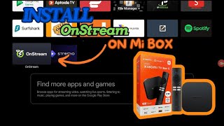 How to Install OnStream APK on Mi Box Android TV Box or Firestick [upl. by Riki]