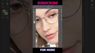 How to change glasses color easily in realistic way in photoshop  Photoshop Tutorial shorts [upl. by Ecirtnahs]