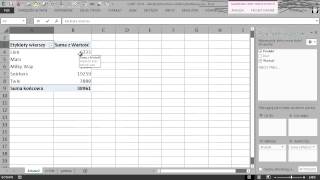 EXCEL  Udziały procentowe w tabeli przestawnej [upl. by Nappy]