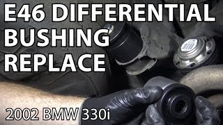 BMW E46 Subframe Bushing Replacement DIY [upl. by Aikemehs158]