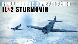 El mejor simulador de combate aéreo de aviones de la II guerra mundial  IL2 sturmovik [upl. by Doraj]