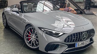 ALL NEW 2022 Mercedes SL55 AMG V8 First Look Review 2022 SL amp Walkaround Mercedes Benz SL55 [upl. by Onibas]