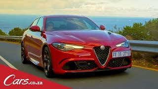 We Drive The Alfa Romeo Giulia Quadrifoglio [upl. by Inwat652]