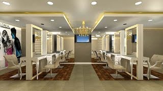 Beauty Salon Interior Design  Neha Unisex Salon  New Delhi [upl. by Ellehctim830]