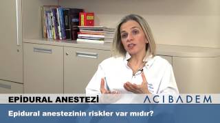 Epidural anestezinin riskleri var mıdır [upl. by Nilloc]