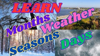 Learning the 12 Months of the Year  Weather  Seasons  Days CartoonCraze43420 [upl. by Waligore]