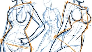 How to Draw THE FEMALE BODY [upl. by Morlee103]