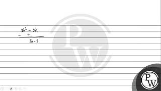 Let \S\ be the set of values of \\lambda\ for which the system of equations \ \beginalign [upl. by Otrevire]