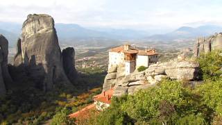 Meteora Greece  Roussanou Monastery [upl. by Assen]