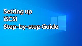 How to install and setup iSCSI step by step guide Windows Server 2022 [upl. by Wimsatt]