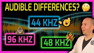 96 kHz vs 48 kHz vs 44 kHz  Whats really the Best Sample Rate for Audio [upl. by Autrey]