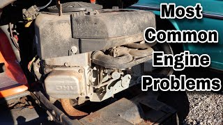 Most Common Riding Mower Engine Problems [upl. by Dachia]