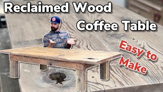 Easy To Build DIY Wood Coffee Table [upl. by Aitsirhc]