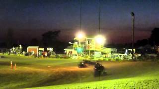 Owosso Kart Speedway  Owosso Michigan  Racing action [upl. by Leroi]