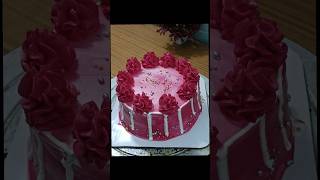 Maroon colour 🎂burgundy colour cakeshortsfeed [upl. by Webster]