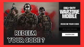 How To Redeem Codes In Call of Duty Warzone Mobile [upl. by Egroej]