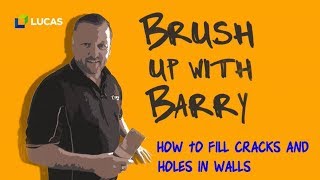 How To Fill Cracks and Holes In Walls Before Painting  Tutorial [upl. by Gildea]