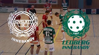 Highlights Hovslätts IK  Ledberg IBF InnebandyFloorball [upl. by Dygert854]