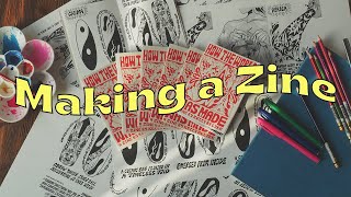 How to Make a ZINE in 24 Hours  riso  screenprinting [upl. by Bedelia535]