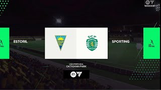 ESTORIL PRAIA VS SPORTING LIGA BETCLIC 2024 2025 [upl. by Darnok]