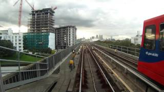 Docklands Light Rail  Woolwich Arsenal to Stratford International [upl. by Zacharie]