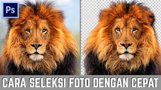 Cara seleksi foto dengan cepat di photoshop [upl. by Anivle]