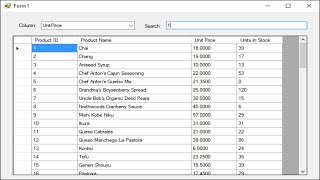 C Tutorial  Search DataGridView by using TextBox  FoxLearn [upl. by Politi]